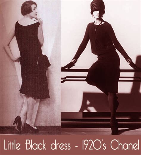 coco chanel dresses 1920s|Chanel little black dress images.